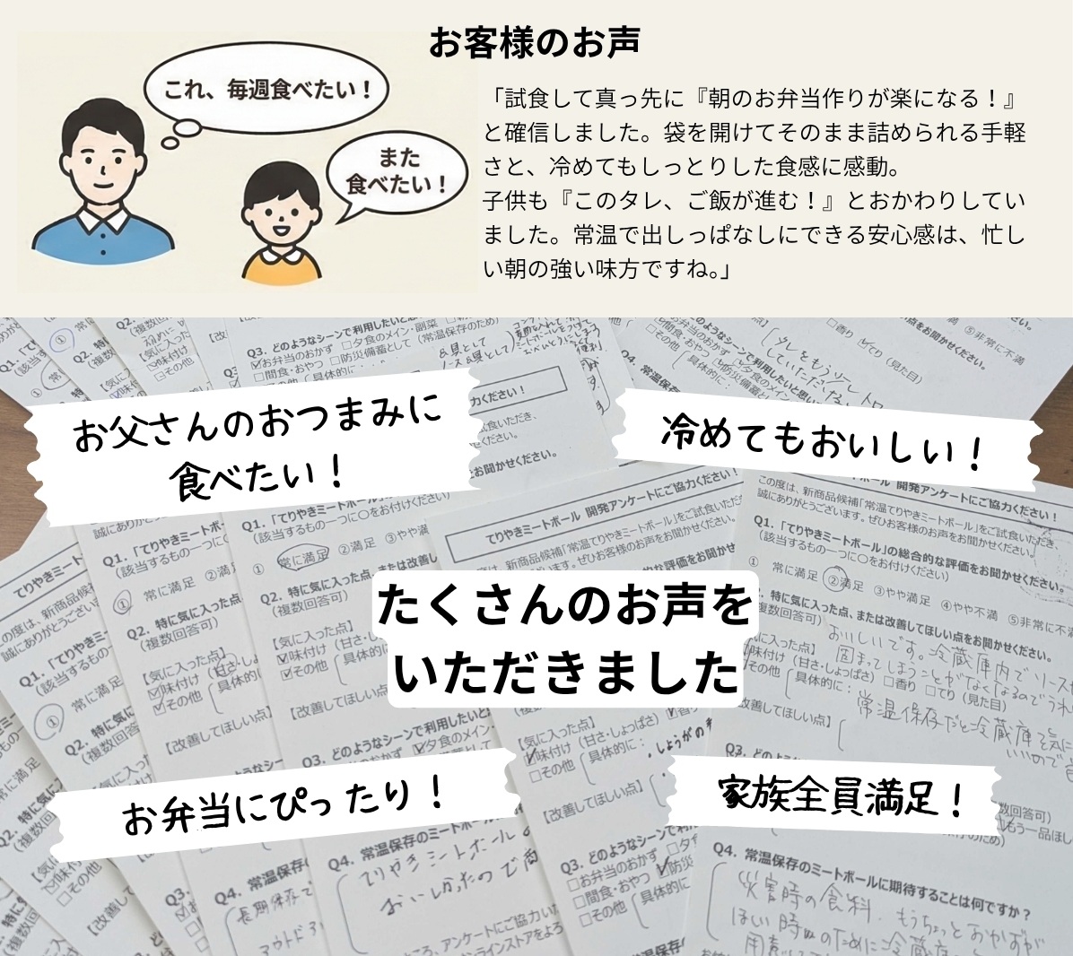 アンケートはがき